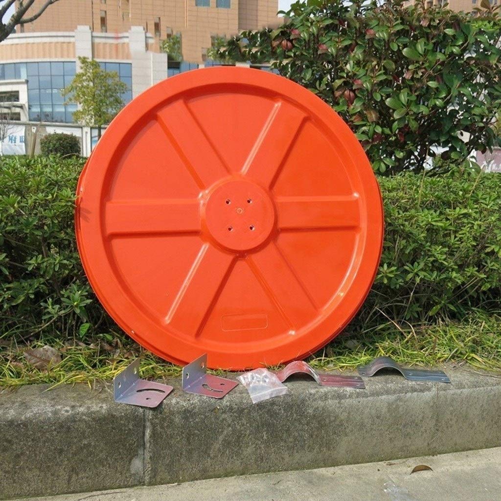 30-100CM Concave Convex Safety Mirror - Durable, Portable, Anti-Theft Traffic Mirror with Undistorted View (100CM Size) for Parking Lots, Driveways & Warehouse Safety