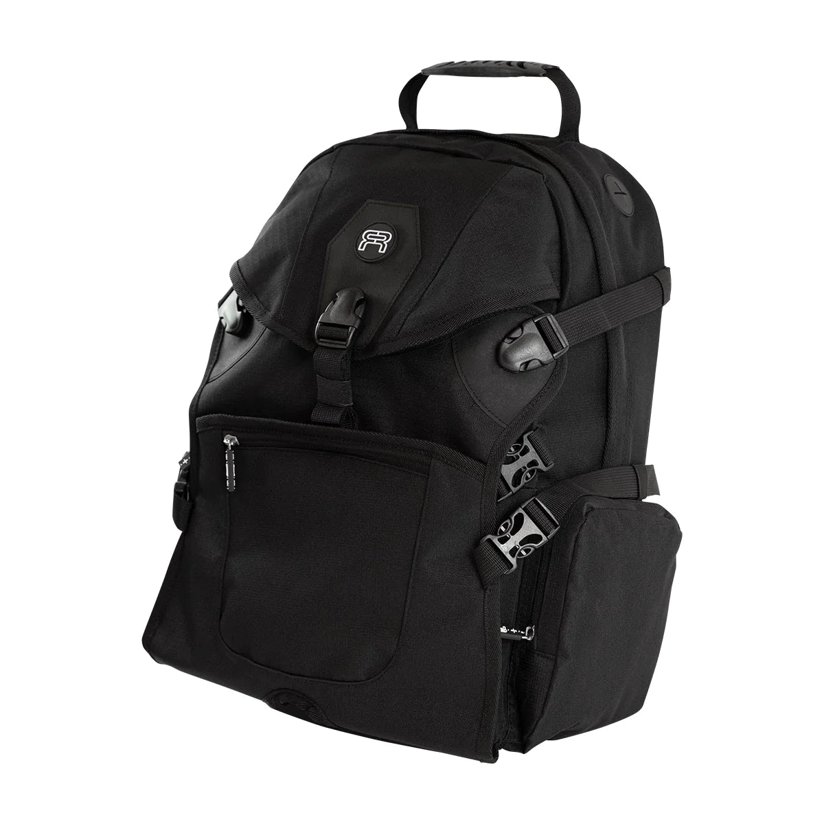 FR Skates Backpack 30L - Black Rollerblade Backpack for Men & Women - Perfect for Ice Skating, Roller Skating & Inline Skating Gear Storage