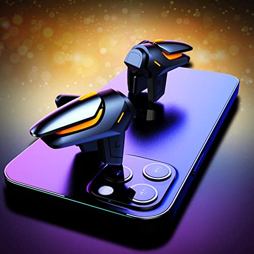 BoxWave Gaming Gear - Touchscreen QuickTrigger Auto & Trigger Buttons for Blackview A80s | Autofire Mobile FPS Controller | Jet Black | Perfect for PUBG, Call of Duty Mobile & Fortnite Gaming