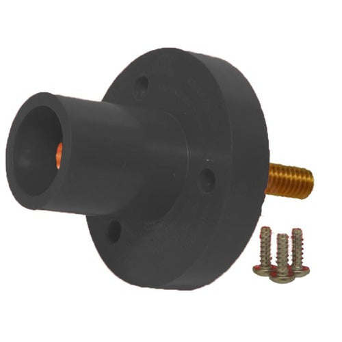 Marinco Series 15 150 Amp Mini Panel Mount Threaded Post - 8 AWG 2 Gauge Marine Electrical Connector for Boat Battery & RV Power Systems