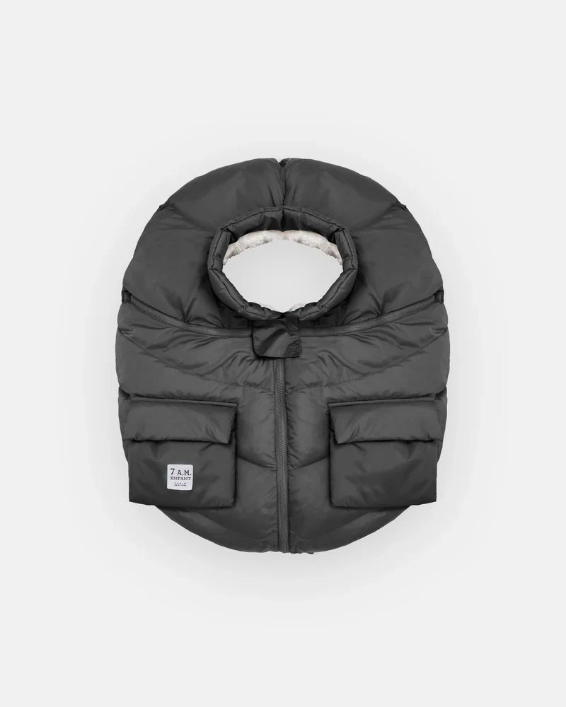 7AM Enfant Oslo Cloud Car Seat Cocoon - Premium Baby Car Seat Cover for Winter & Cold Weather - Soft & Warm Infant Car Seat Protector for Strollers & Travel