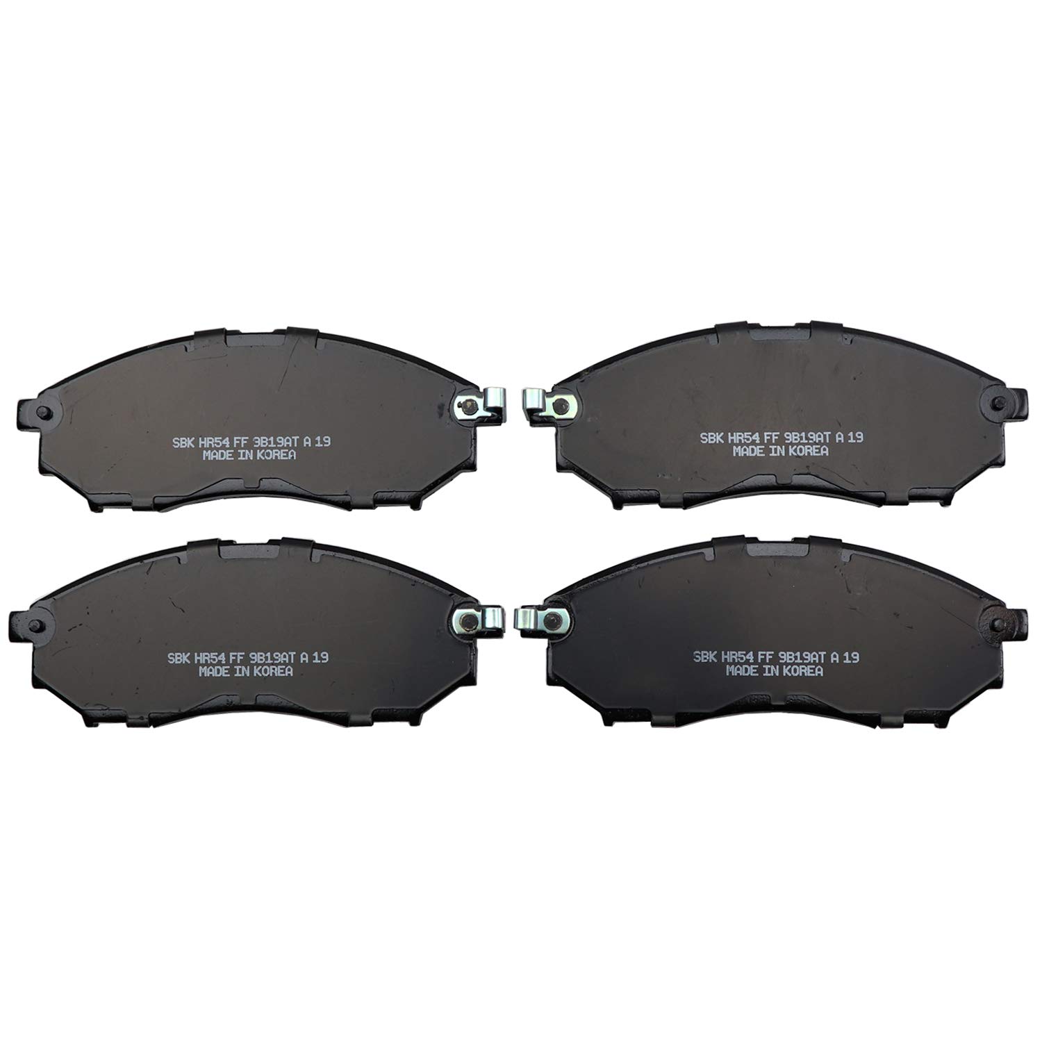 Beck/Arnley 089-1689 OEM Replacement Brake Pads - Front & Rear Disc Brake Pads for Smooth Stopping Power - Perfect for Daily Commuting & Highway Driving