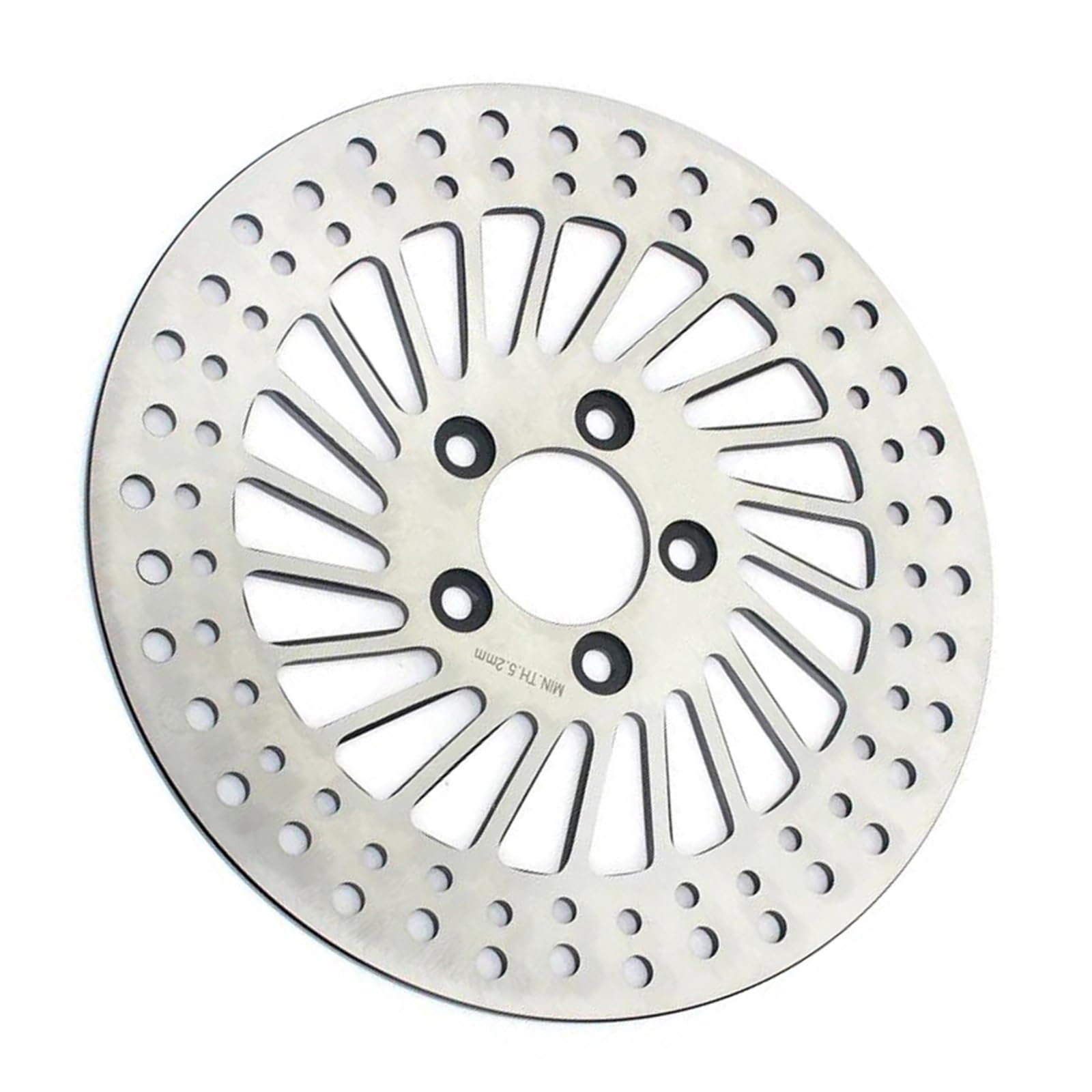 SEYXF Motorcycle Brake Rotor - Rear Brake Disc for Harley Davidson FLHTCUL Ultra Classic & Electra Glide Low 2015-2016 (Grey) | High-Performance Replacement Part for Smooth Braking & Enhanced Safety
