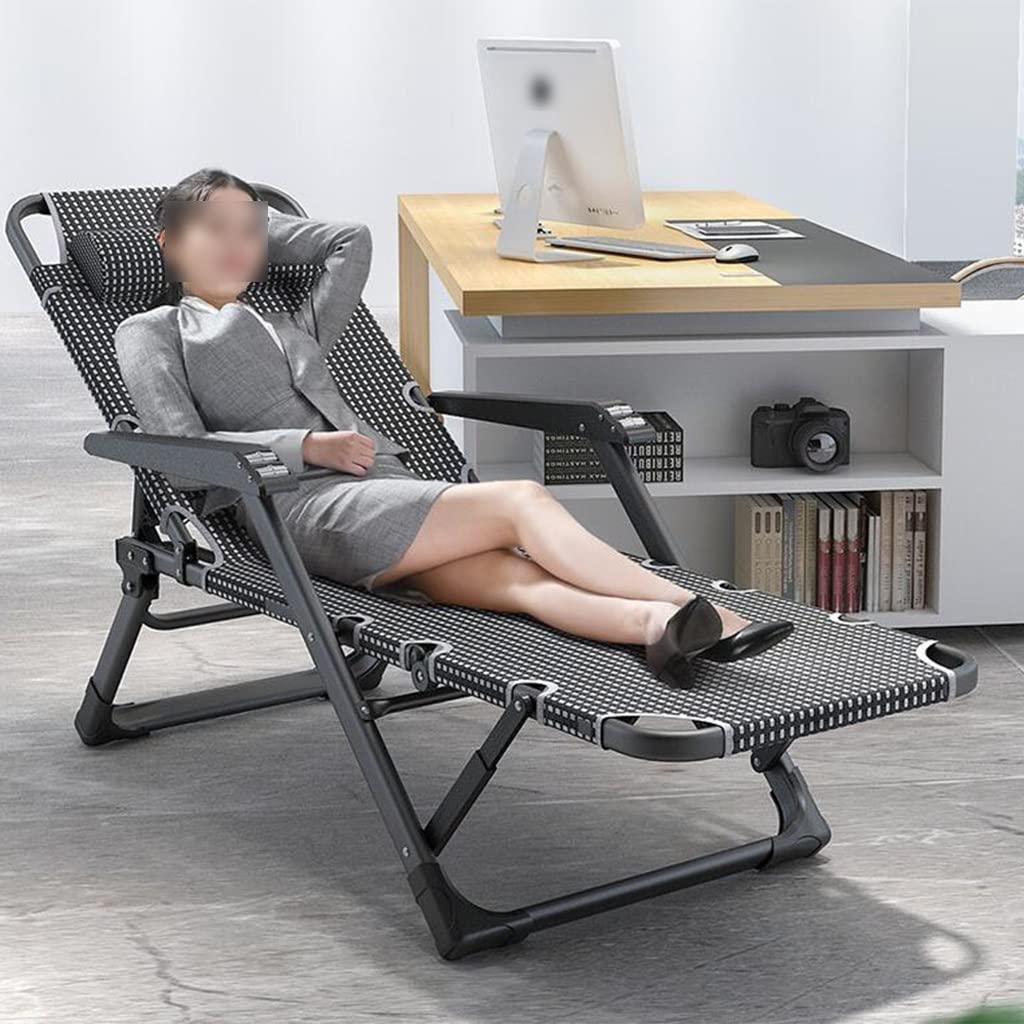 Heavy Duty Gravity Chair - Portable Folding Beach Lounge Chair with Padded Seat, Adjustable Recliner & Steel Frame - Perfect for Backyard, Patio, Poolside & Indoor Relaxation