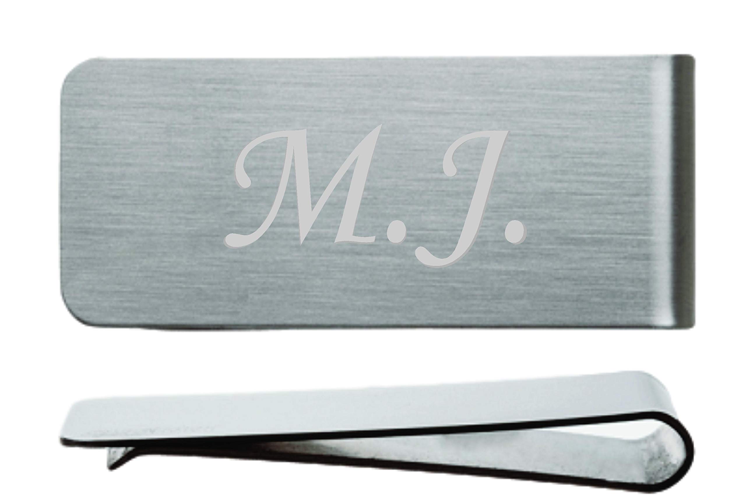 Personalized Engraved Money Clip with Custom Initials & Name - Perfect Gift for Men, Wallet Accessory for Everyday Use & Special Occasions