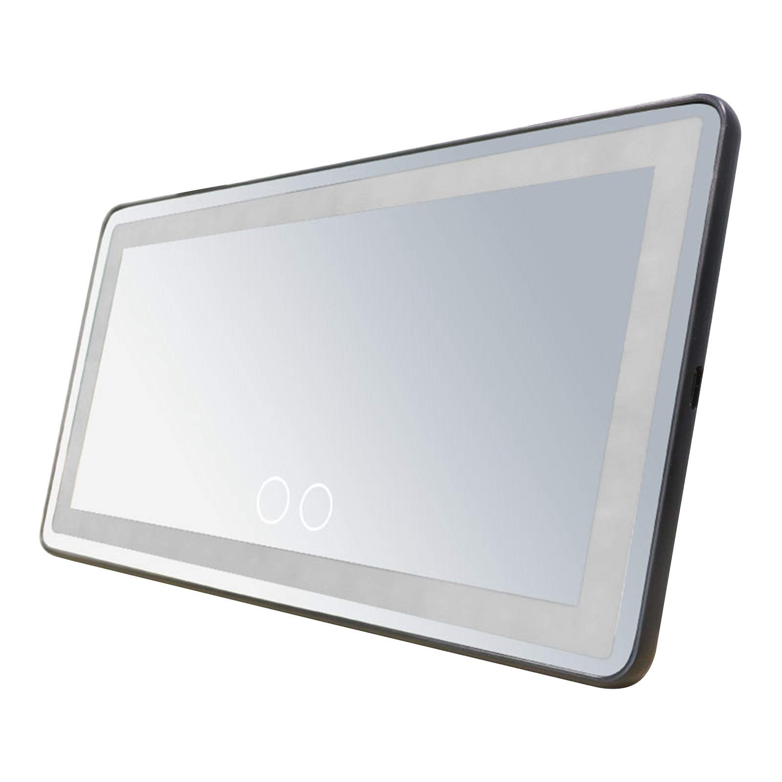 YXWLLN Sun USB Makeup Mirror with 60 LED Lights - Detachable Car Visor Vanity Mirror with Auto Sensor, Power Adapter for Car & Bathroom Makeup Application