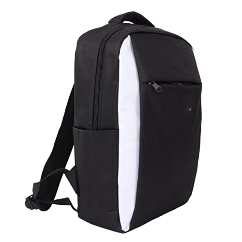 PS5 Game Console Backpack with Adjustable Shoulder Strap, Shockproof Nylon Fabric Bag for Travel and Storage