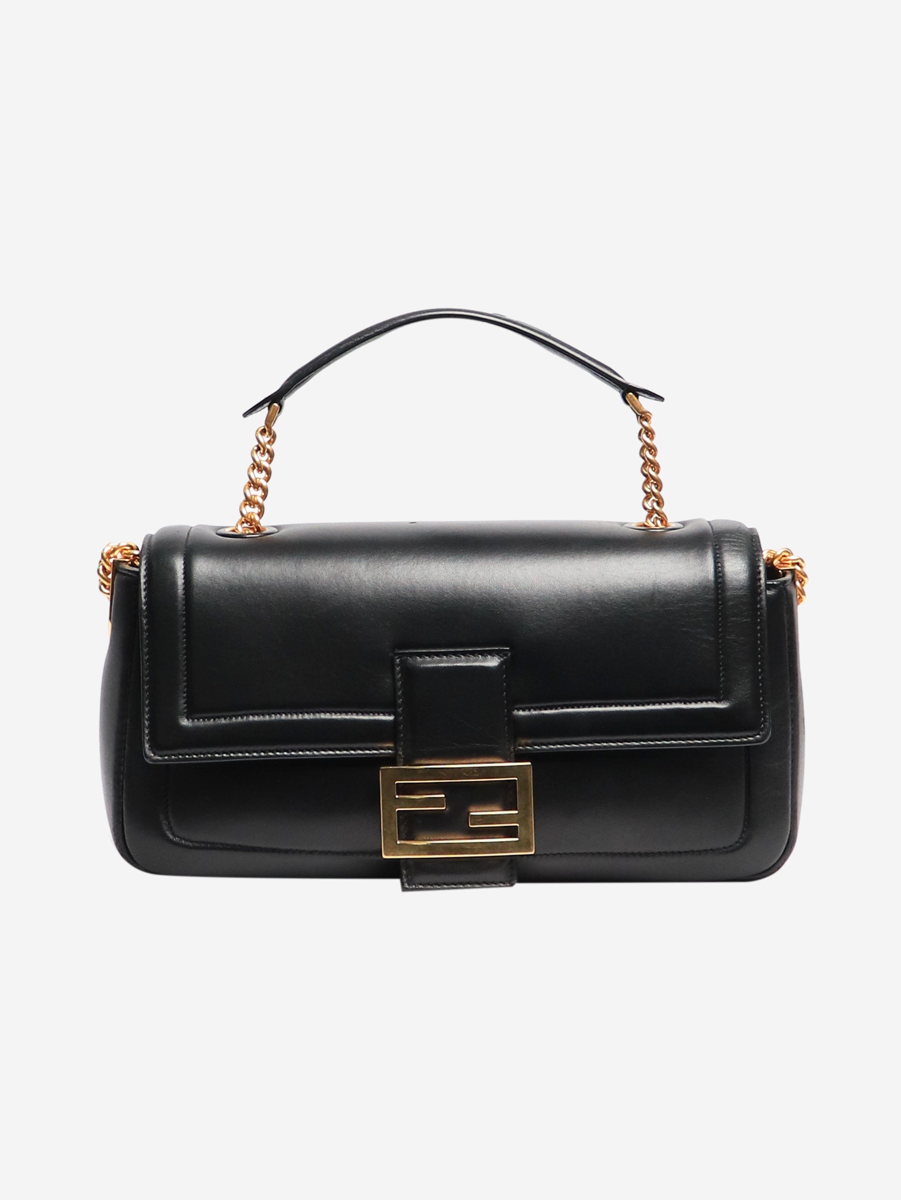 Stylish Black Baguette Chain Shoulder Bag for Women - Trendy Crossbody Purse with Adjustable Strap - Perfect for Work, Date Night & Travel Accessories