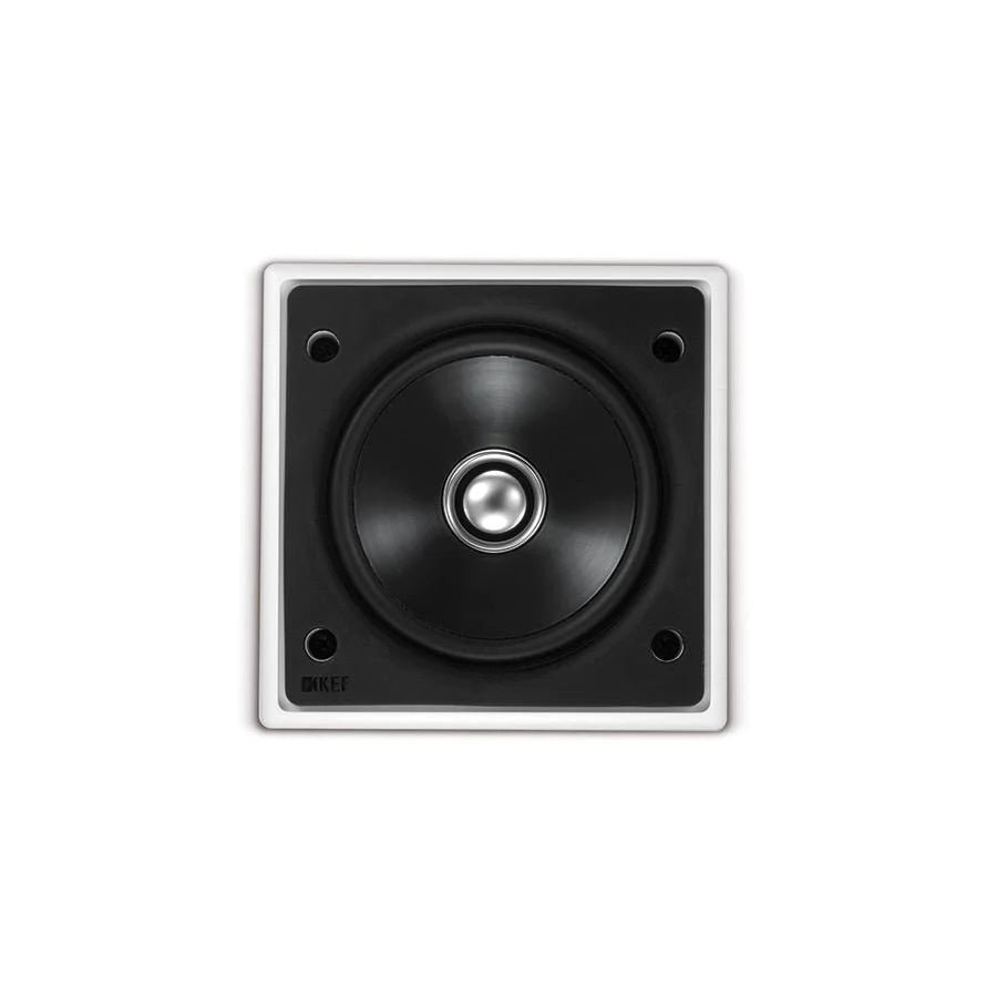 KEF Ci100QS 4-Inch In-Wall Speaker - High Performance Home Theater & Surround Sound System for Living Room, Bedroom & Office