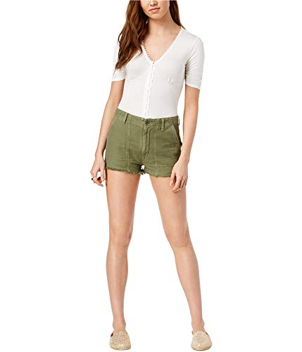 Citizens of Humanity Women's Meghan Frayed Casual Cargo Shorts | High Waisted Distressed Denim Shorts for Summer | Perfect for Beach, Travel & Streetwear Fashion