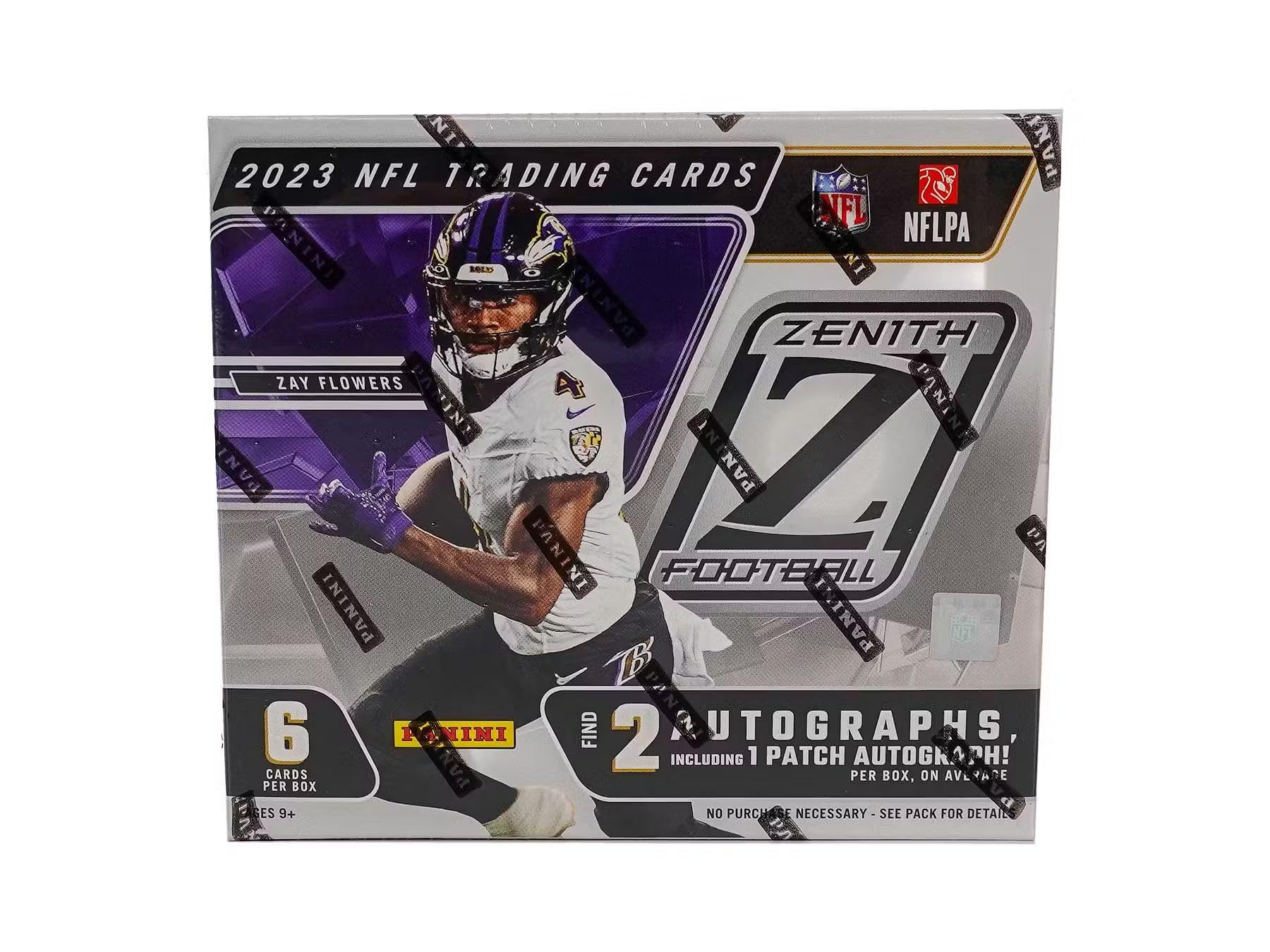 2023 Panini Zenith NFL Football HOBBY Box - 6 Cards per Box | Collectible Trading Cards for NFL Fans & Sports Memorabilia Enthusiasts | Perfect for Gifts, Display, and Trading