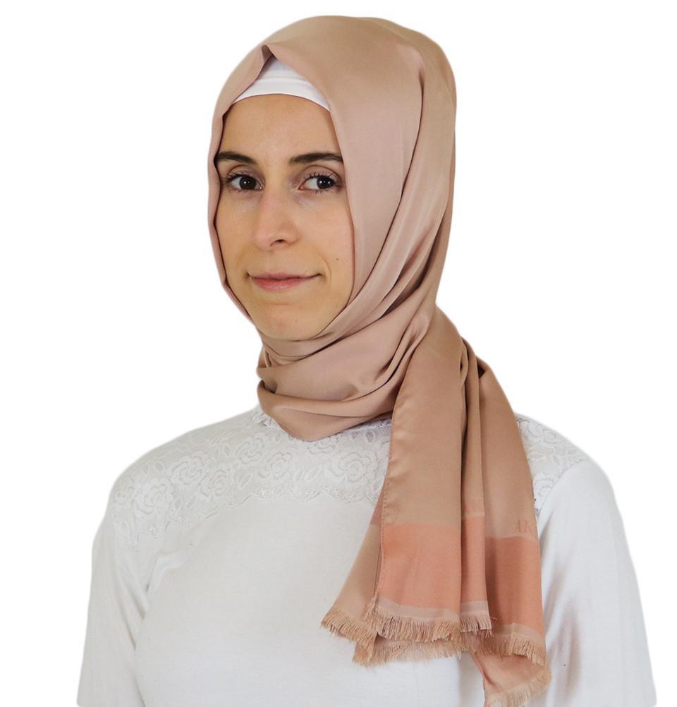 Aker Solid Shawl 1002SLK 982 Powder Pink - Soft Womens Wrap Scarf for Office, Travel & Special Occasions
