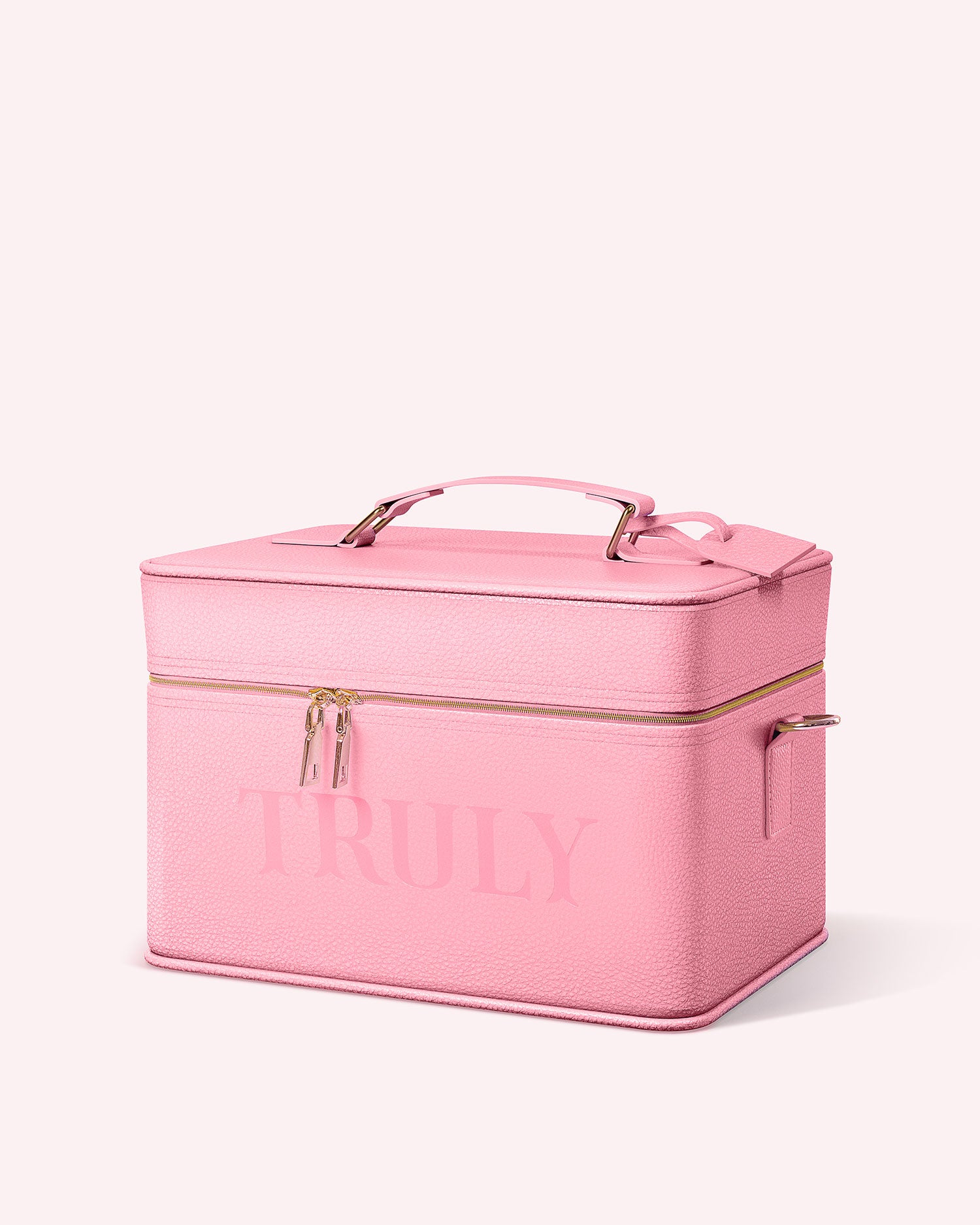 Truly Signature Travel Trunk - Vintage Style Leather Suitcase for Women & Men - Perfect for Airplane Carry-On, Weekend Getaways & Luxury Travel Accessories