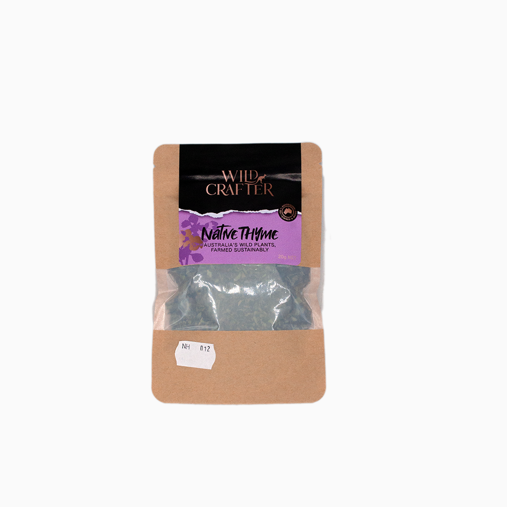 Wildcrafter Native Thyme 20g - Premium Organic Dried Herbs for Cooking, Tea & Aromatherapy | Perfect for Soups, Stews & Herbal Remedies