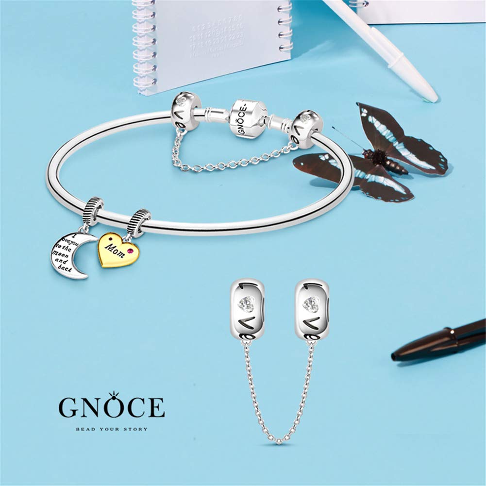 GNOCE 925 Sterling Silver Snake Chain Charm Bracelet with Flying Mobula Bead & Safety Clasp - Elegant Black Jewelry for Women, Perfect for Gifts, Parties & Everyday Wear