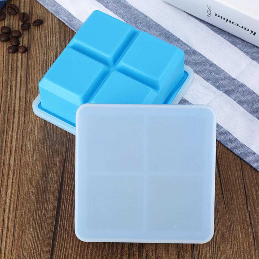 DOITOOL 2-Pack Silicone Ice Cube Trays with Lids - Reusable Freezer Ice Molds for Perfect Cubes, Jelly, Soap, Fruit Puree, Ice Cream & Egg Bites - Ideal for Cocktails, Baby Food & Party Snacks