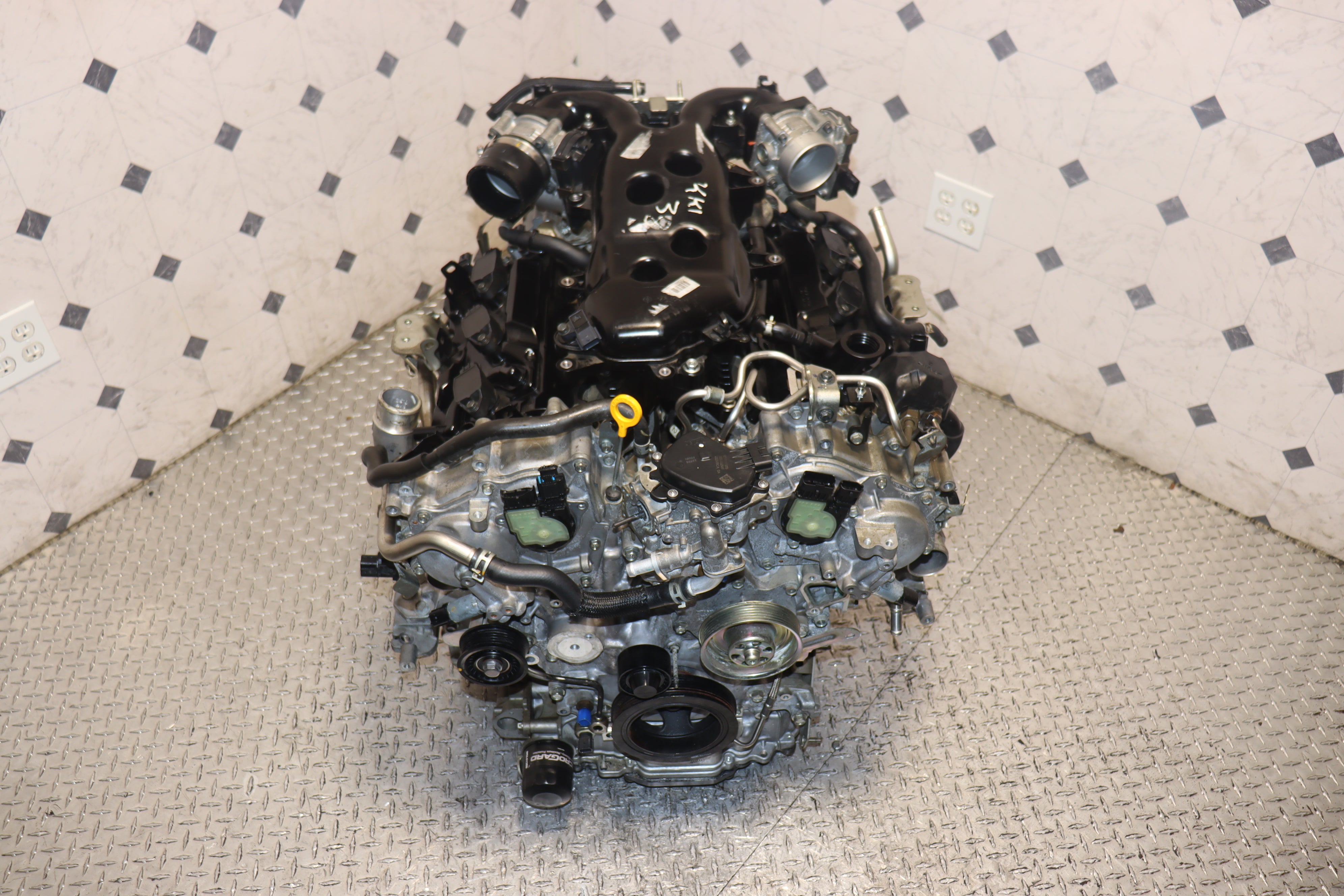 JDM VR30DDTT 3.0L Twin Turbo Engine for 2017-2021 Infiniti Q50 Q60 RWD | 300HP Performance Motor | Perfect for Engine Replacement & Performance Upgrades