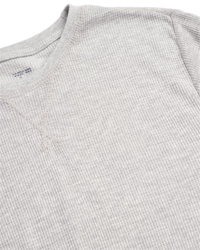 U.S. Polo Assn. Men's Thermal Shirt - Long Sleeve Waffle Knit Top for Winter Warmth | Casual & Outdoor Activities