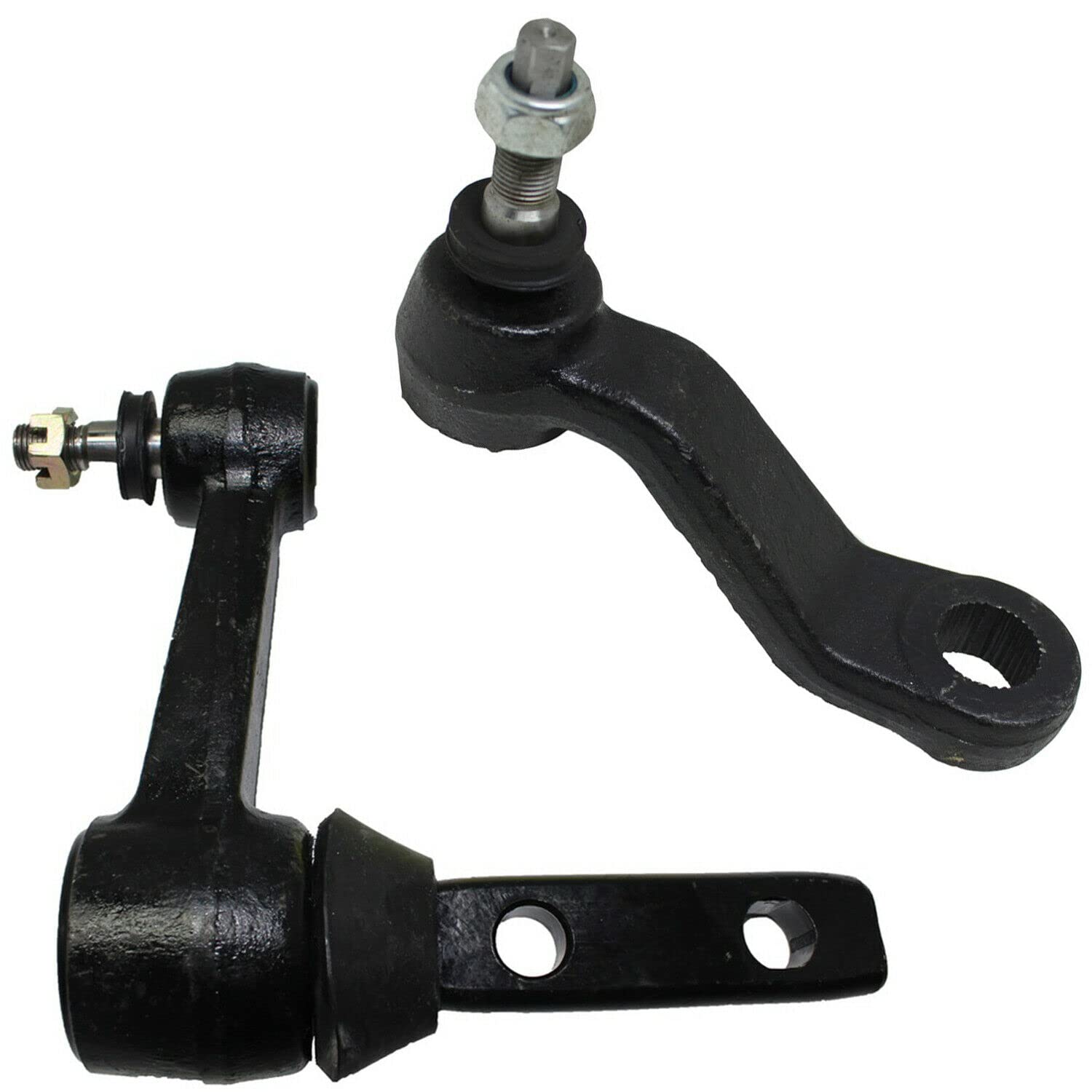 Detroit Axle - 12pc Front Suspension Kit for 2000-2002 Dodge Ram 3500 2WD | Ball Joints, Tie Rod Ends, Idler & Pitman Arms, Adjusting Sleeves | Heavy Duty Replacement Parts for Smooth Ride & Off-Road Performance