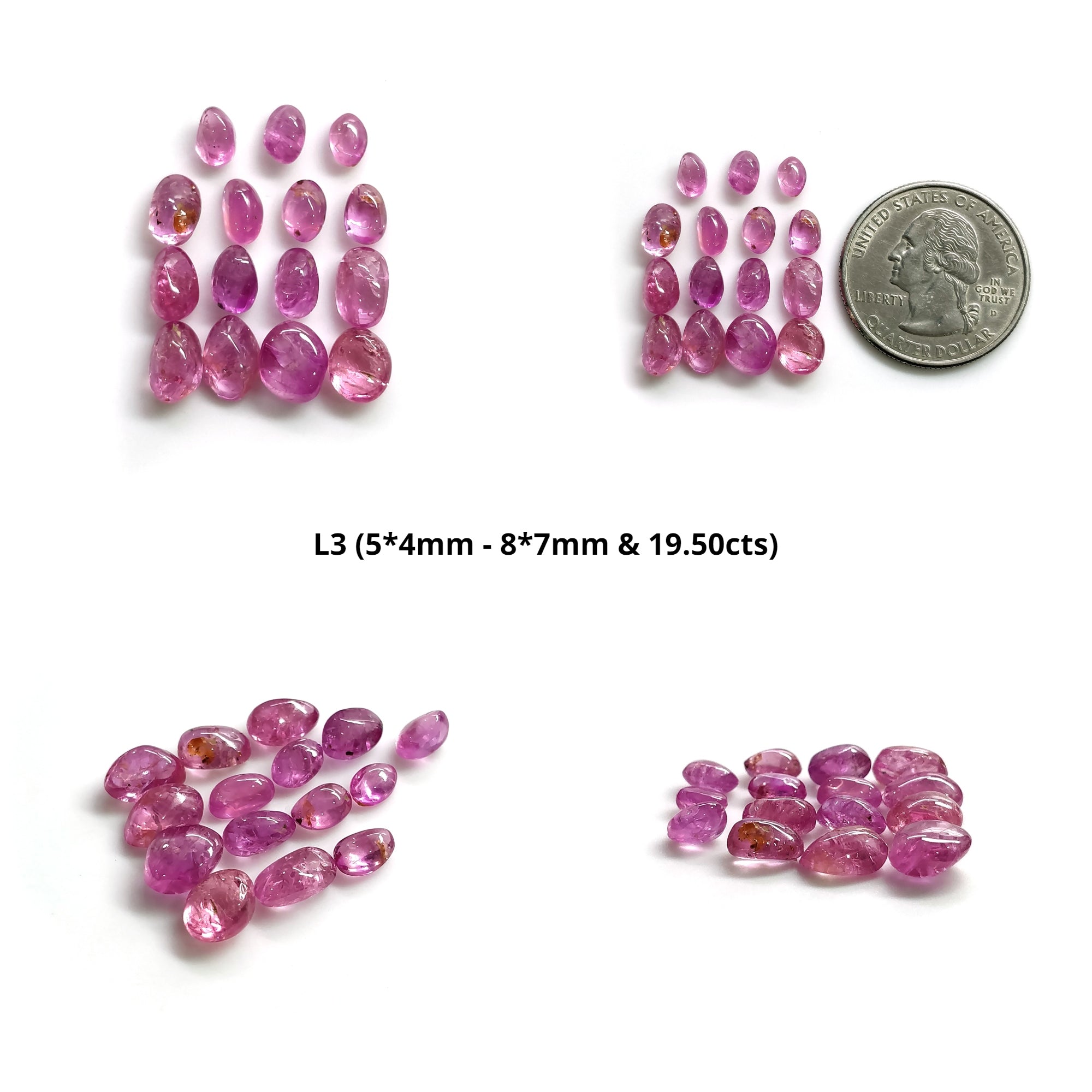 Natural Untreated Burmese Ruby Gemstone Cabochon - Unheated, Tumbled, Irregular Shape for Jewelry Making & Healing Crystals (Wholesale Lots) | Perfect for Rings, Pendants & Spiritual Practices