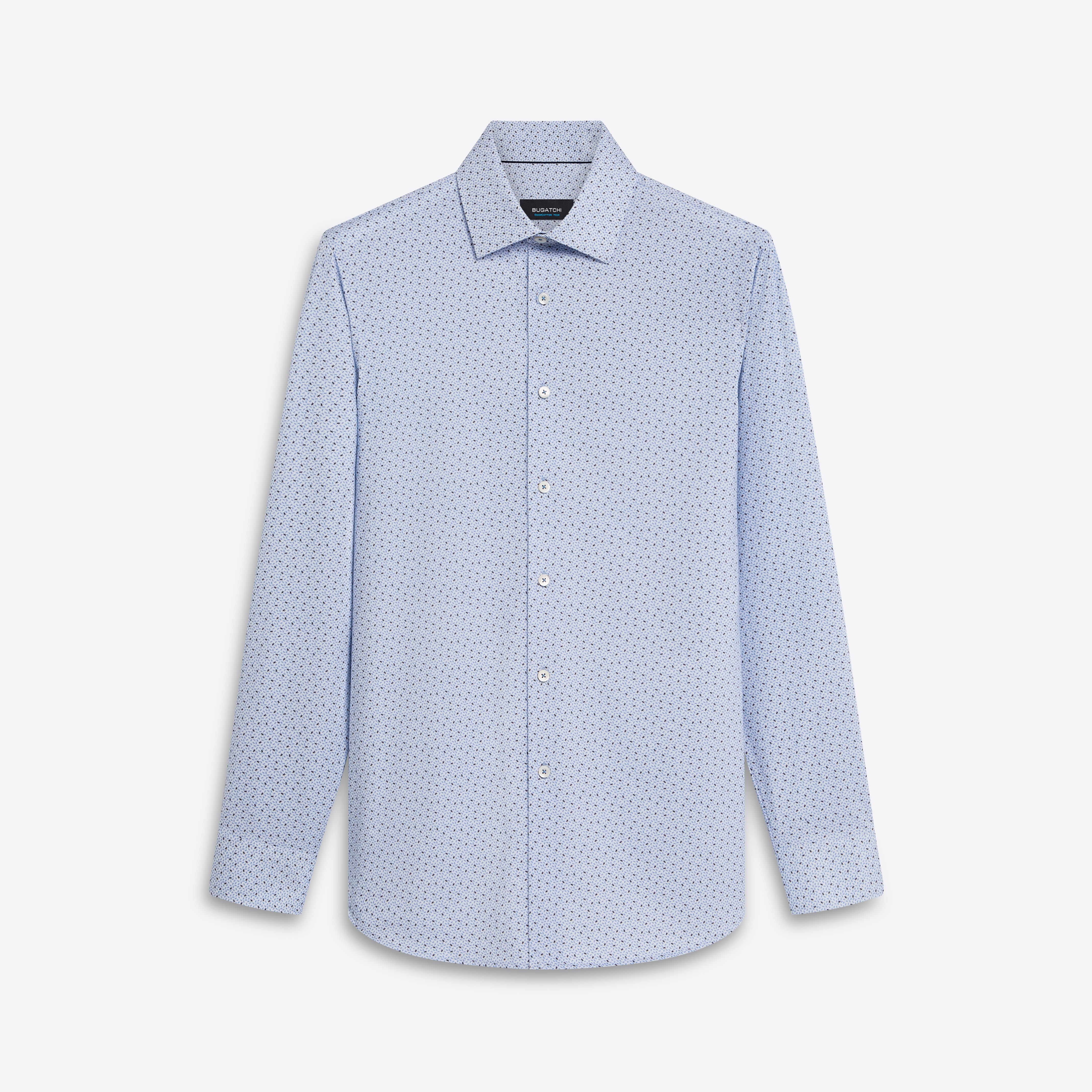 JAMES Abstract Print Cotton Shirt for Men - Stylish Casual Button Down Shirt for Work, Date Night & Everyday Wear