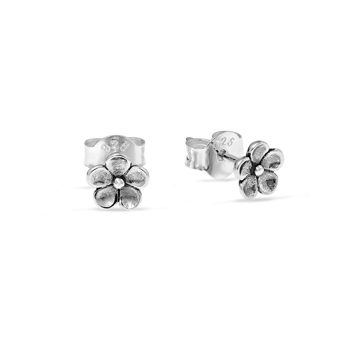 Forget Me Not Stud Earrings - Dainty Floral Studs for Women, Minimalist Jewelry Gift for Her - Perfect for Everyday Wear, Weddings & Special Occasions
