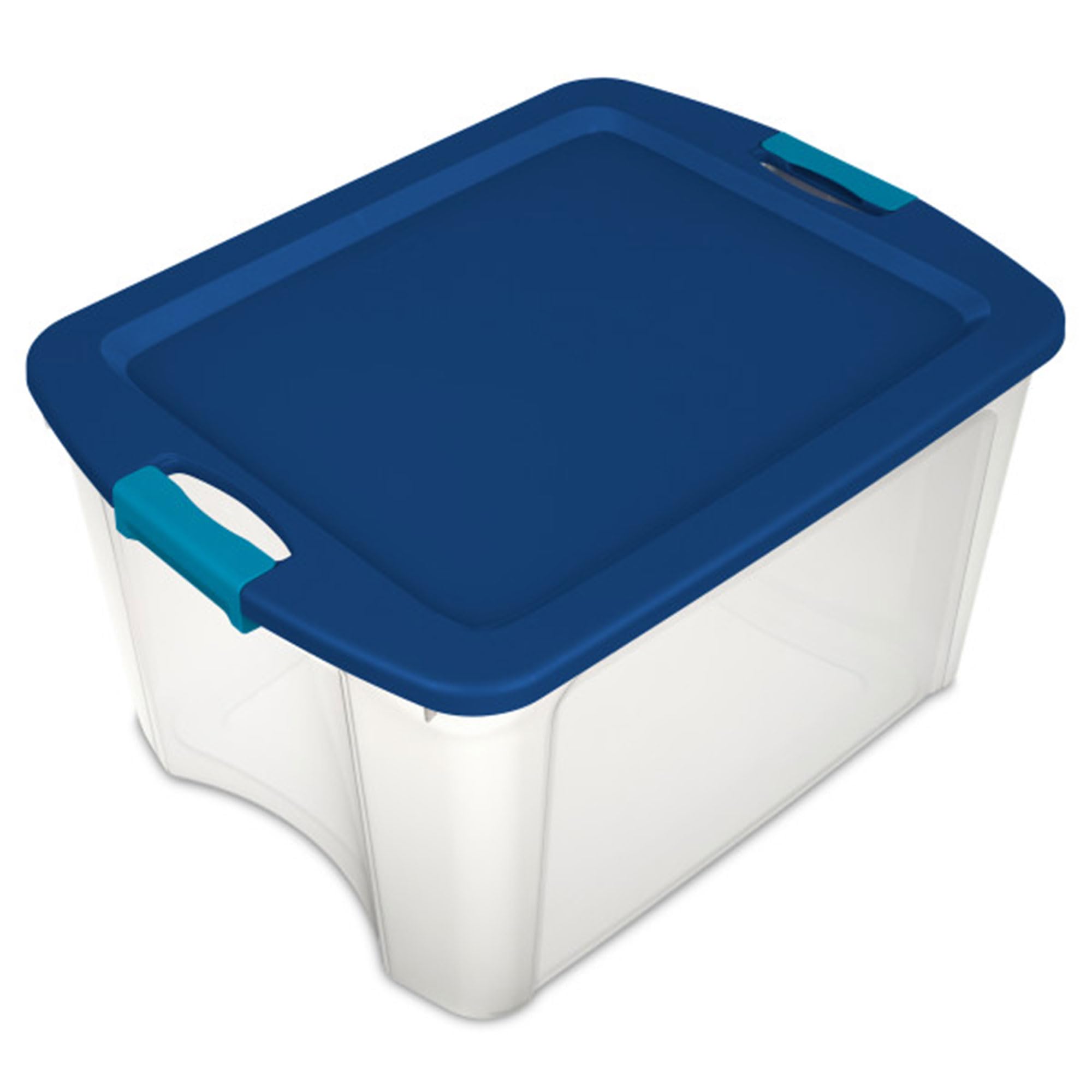 Sterilite 6-Pack 18 Gallon Clear Plastic Storage Bins with Secure Latching Lids & Ergonomic Handles - Perfect for Home Organization, Garage Storage & Toy Containers