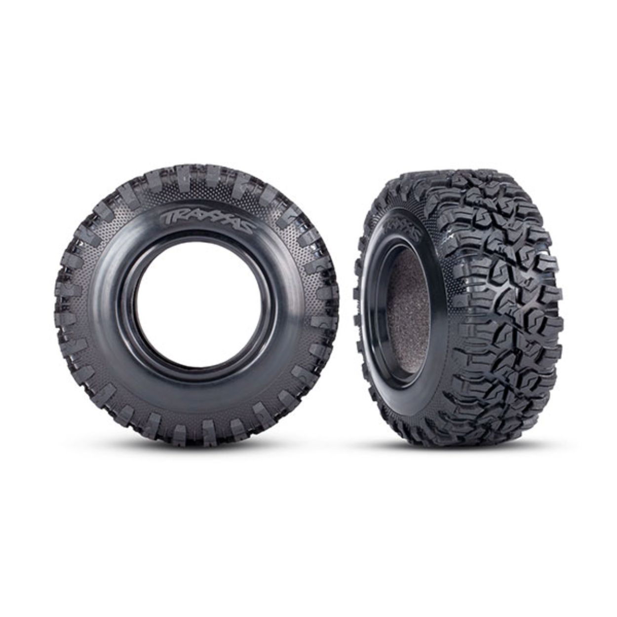 Canyon RT Tires & Foam Inserts - 4.6x2.2 Wide Off-Road RC Tires for Crawlers, Trail Trucks - Perfect for Rock Crawling & Rough Terrain Adventures