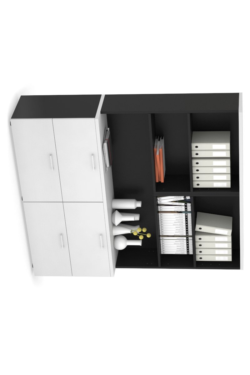 Small Lateral Filing Cabinet with Open Hutch - 62.99