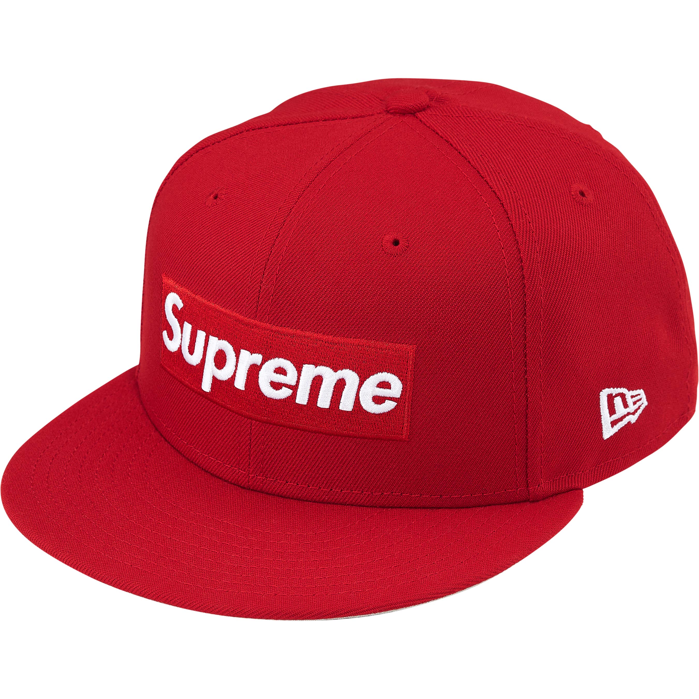 Supreme Championship Box Logo New Era Red Snapback Hat - Official Streetwear for Men & Women - Perfect for Urban Fashion and Casual Outfits