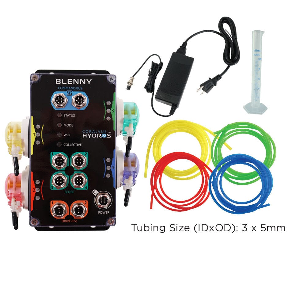 Blenny Controller with 4 Head Doser Hydros - Precision Aquarium Dosing System for Coral Reef Tanks & Saltwater Aquariums