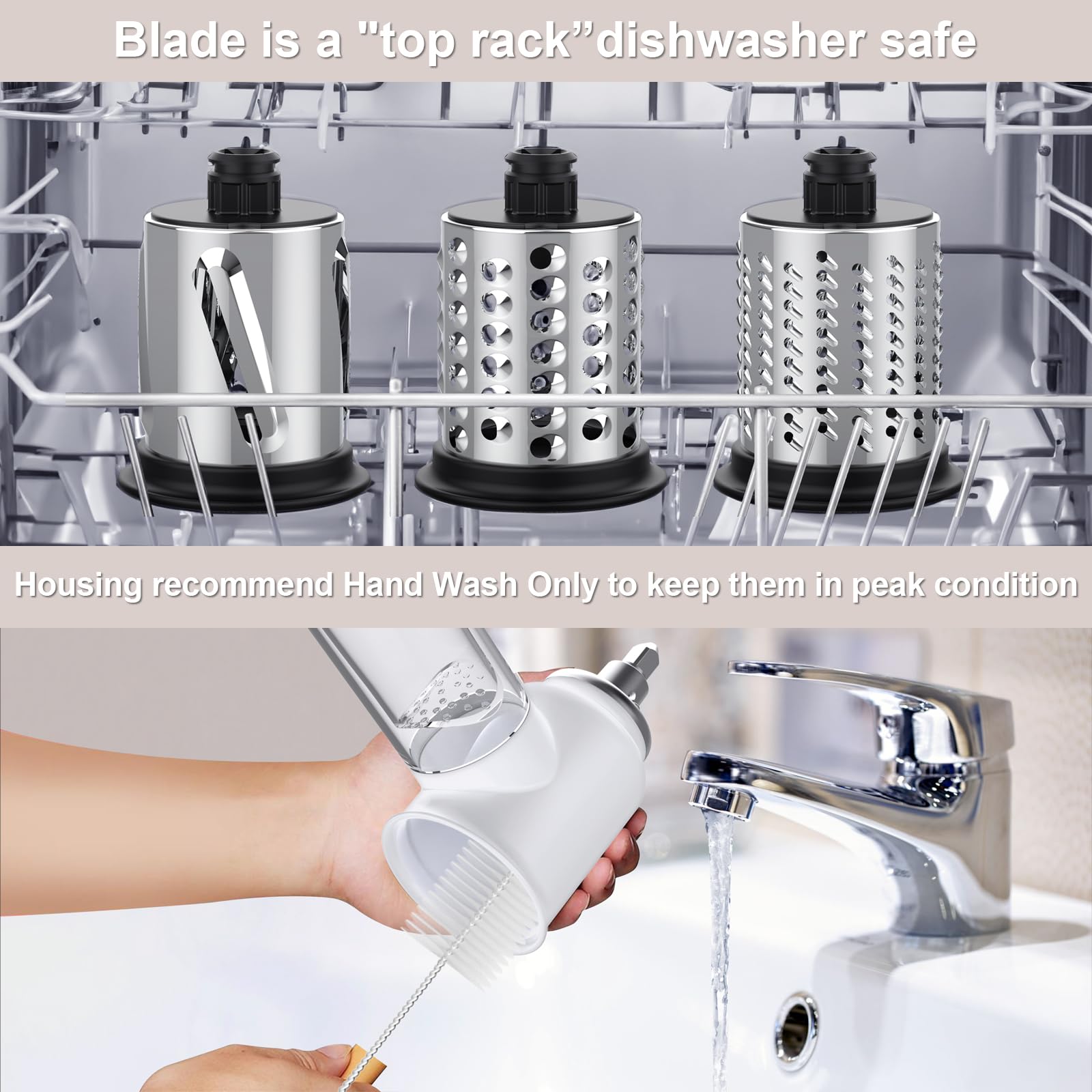 **KitchenAid Stand Mixer Slicer Shredder Attachment – 3-Blade Cheese Grater & Food Processor Accessory for Chopping, Slicing, and Grating – Perfect for Salads, Pizzas, and Meal Prep**