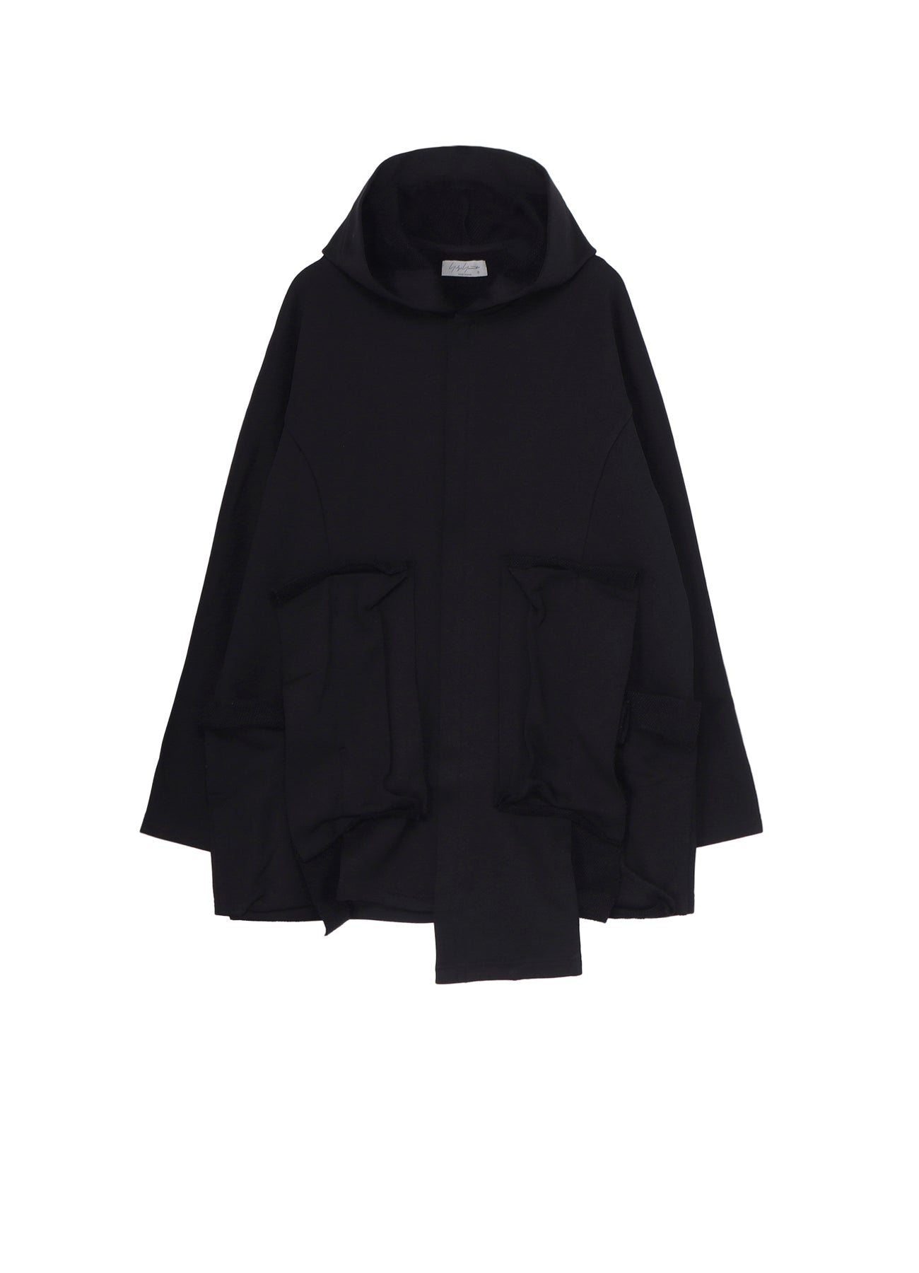 COTTON SMITH POCKET DETAIL UNBALANCED HOODIE - Men's Casual Pullover Sweatshirt with Asymmetrical Design | Perfect for Streetwear, Lounge & Everyday Comfort
