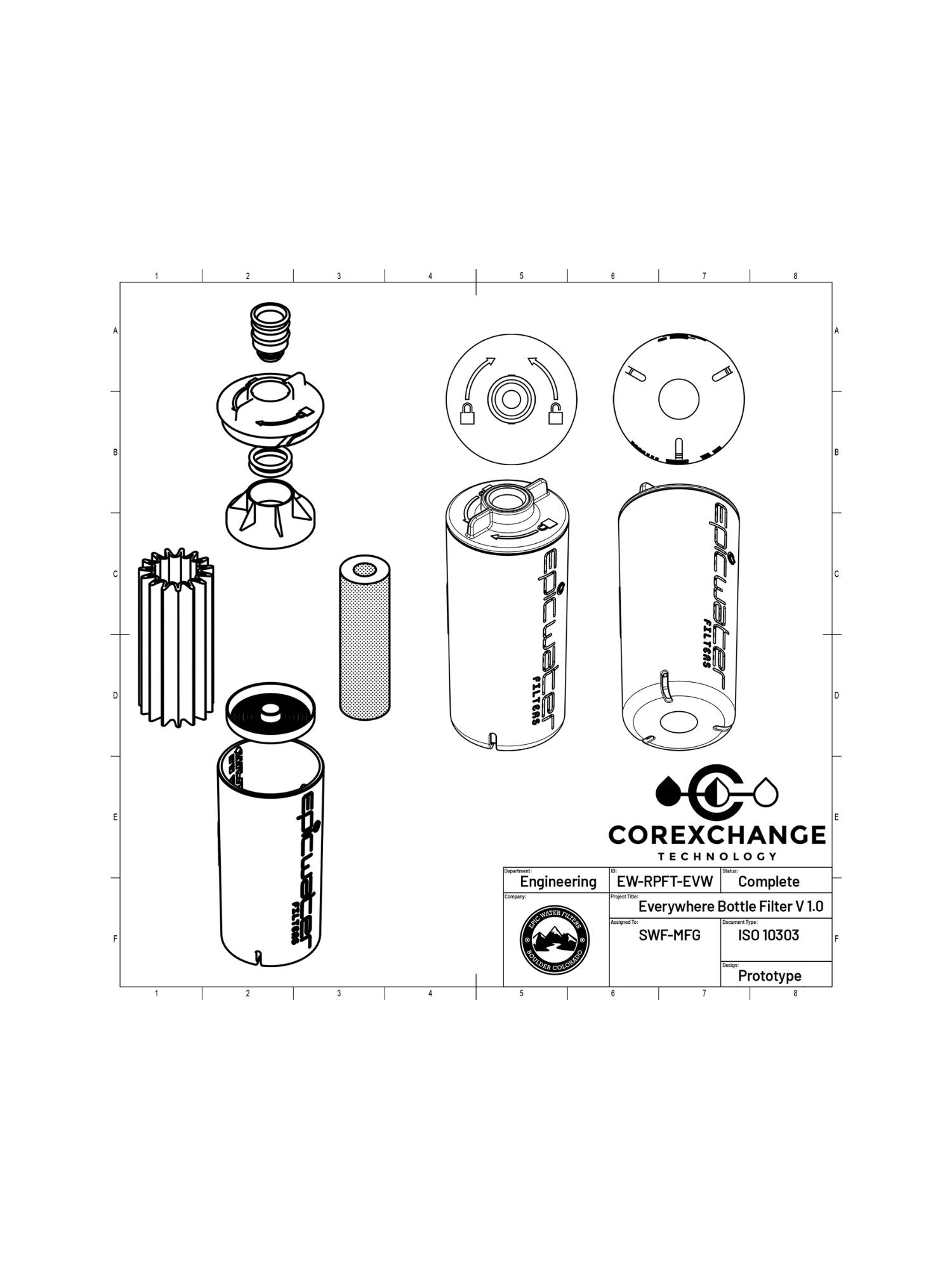 The Answer 2.0 Insulated Water Bottle Lid - Universal Fit for Hydro Flask, Nalgene & Most Standard Mouth Bottles | Leakproof Drinking Cap for Hiking, Gym & Outdoor Activities