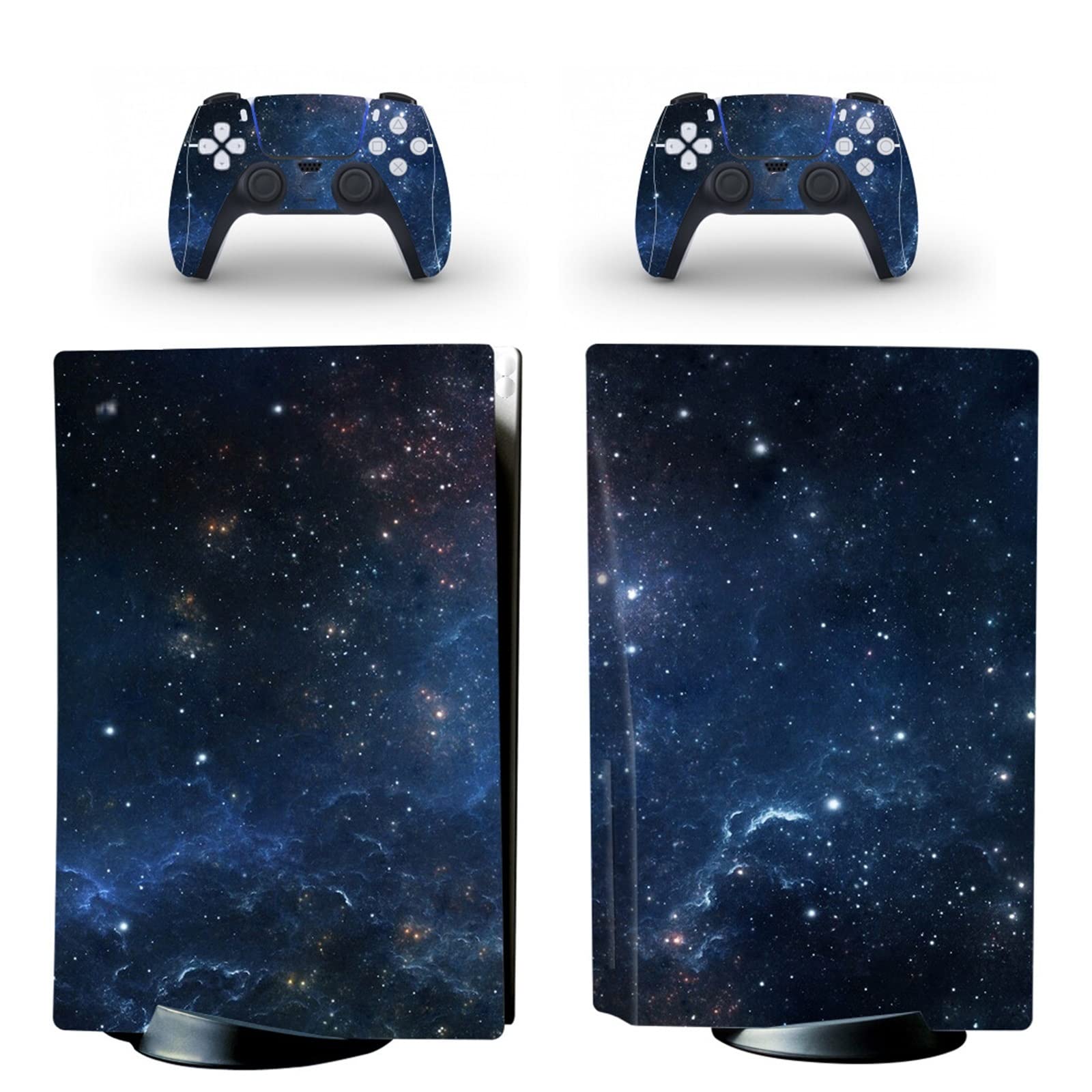 FXCON Anime Stickers Skin for PS5 Disk Edition Console & 2 Controllers - Bubble-Free Vinyl Cover Wraps, Durable Scratch-Resistant 45023 - Perfect for Gaming Setup, Gift Giving & Personalization