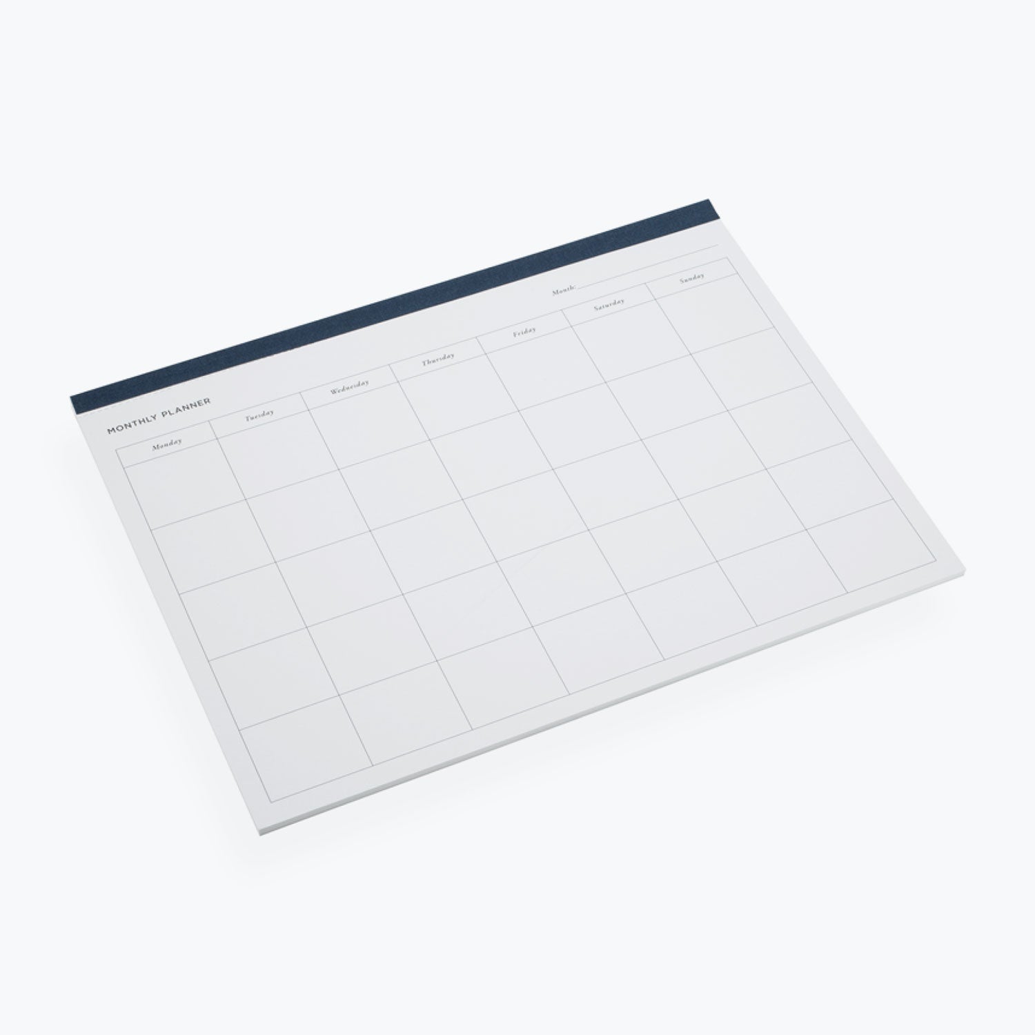 Bookbinders Design Monthly Planner - Smoke Blue Hardcover for Office, School & Personal Organization | Perfect for Scheduling, Note-Taking & Productivity