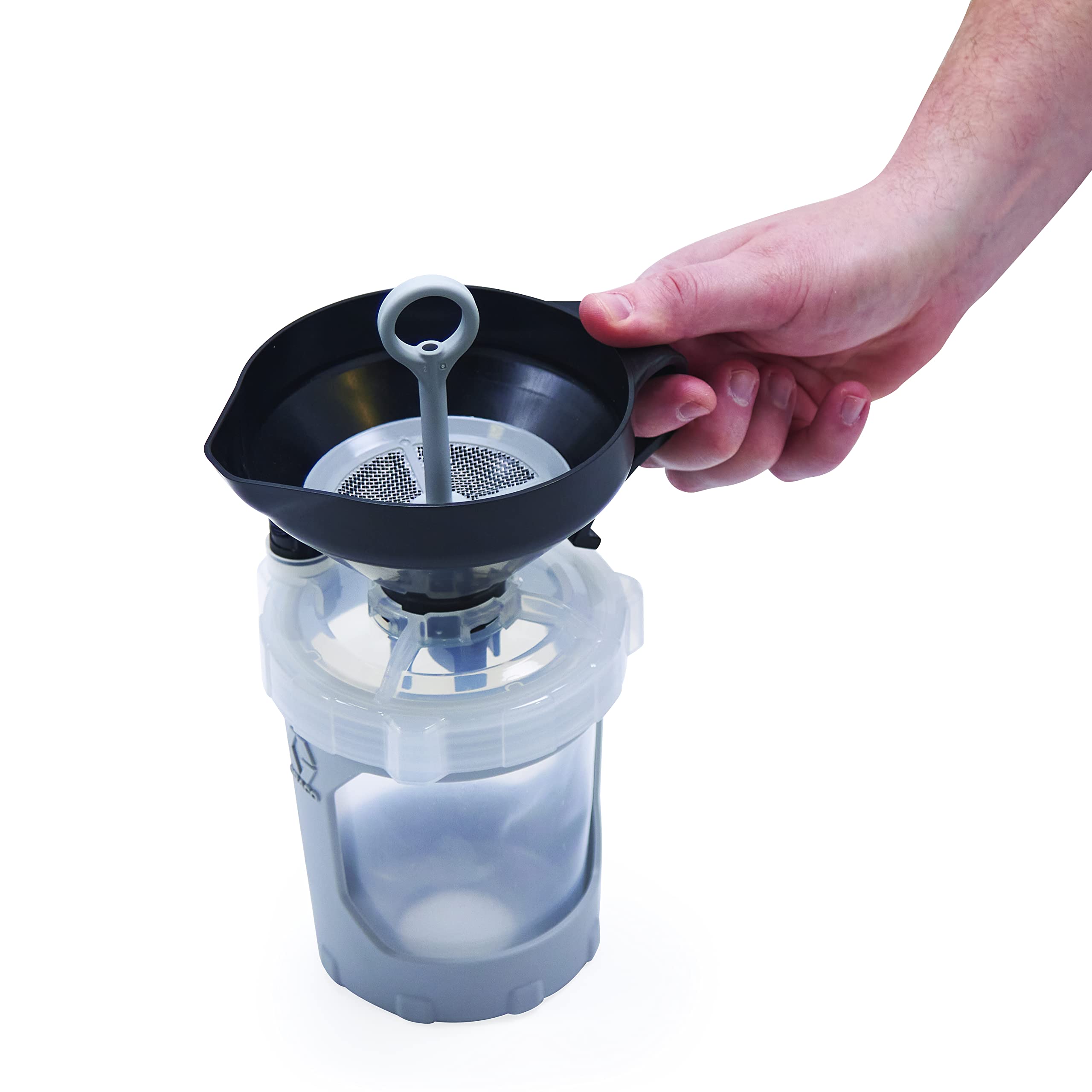 Graco FlexLiner Paint Strainer & Funnel System - 5 Gallon Professional Paint Filter for Sprayers - Perfect for Painting Projects, Home Renovation & DIY Crafts (Black)