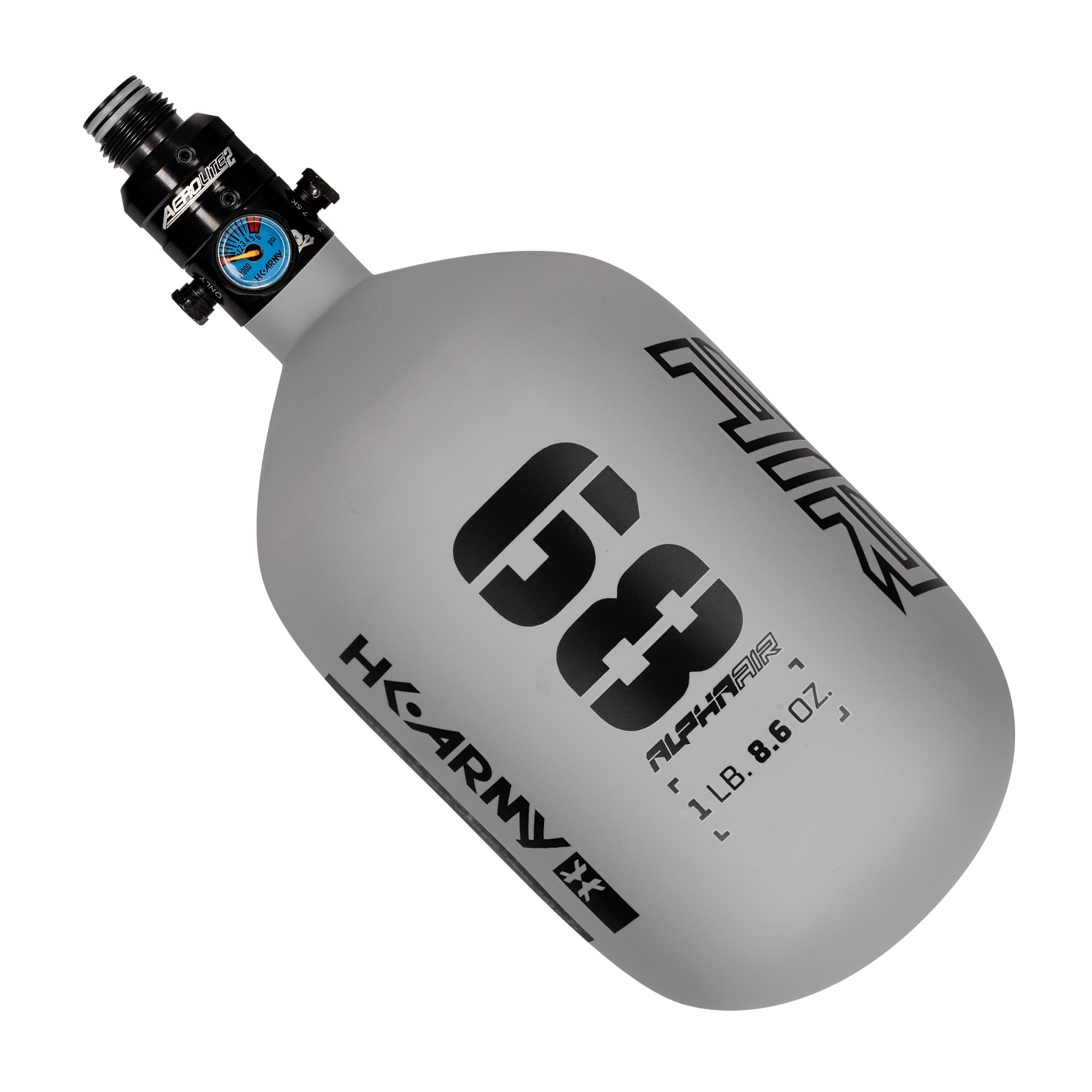 HK Army HPA Paintball Tank - Lightweight Pro Alpha Air Carbon Fiber Compressed Air Tank PRO Reg 4500psi - Perfect for Tournament Play & Outdoor Paintball Games