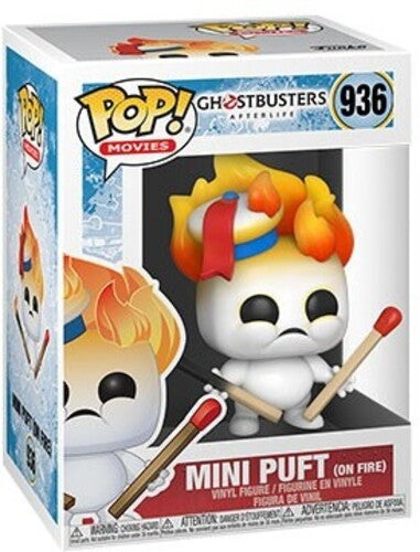 Ghostbusters: Afterlife Mini Puft on Fire #936 - Collectible Action Figure for Fans, Movie Merchandise & Gift Idea - Perfect for Display, Cosplay & Halloween Decor