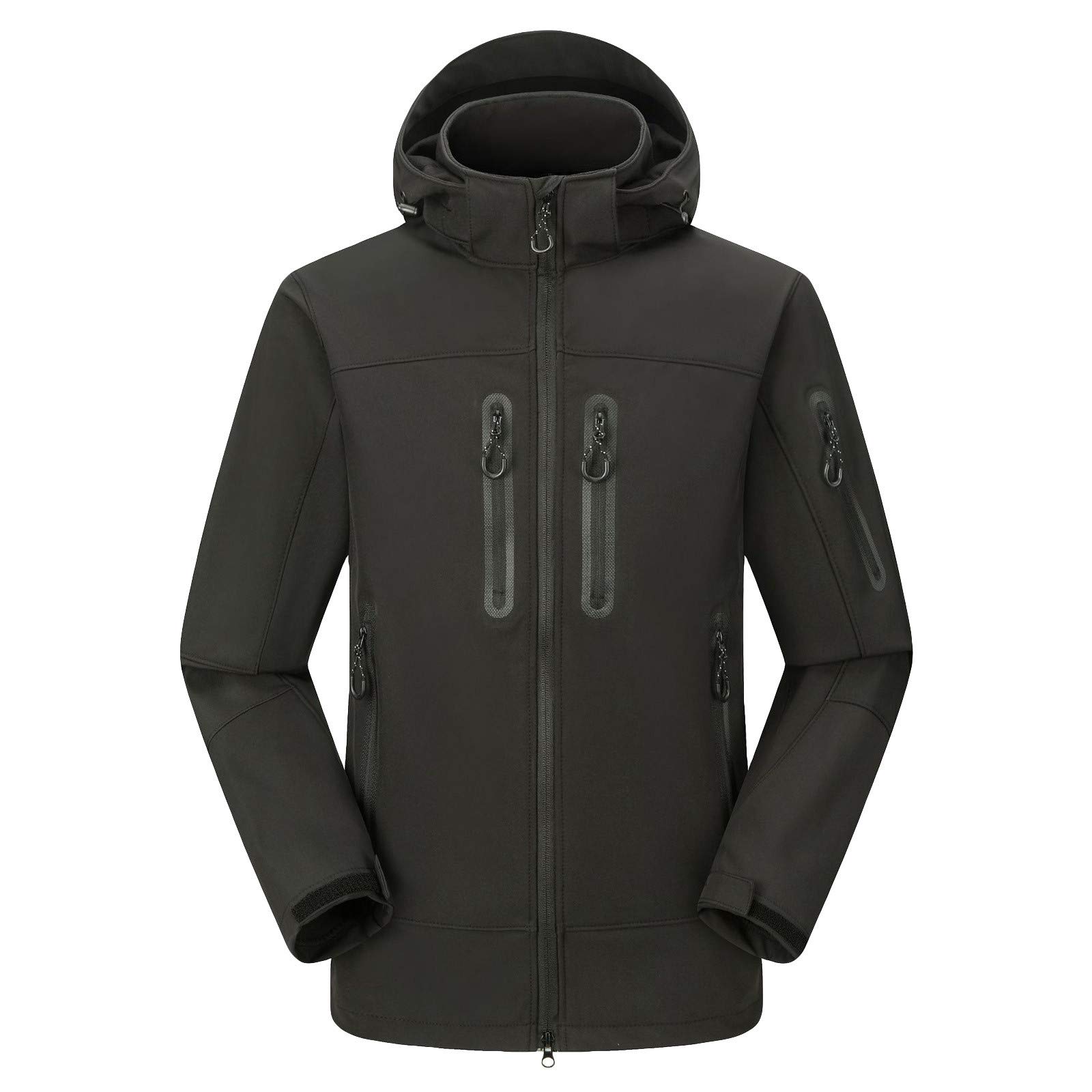 CSBYBD Unisex Waterproof Windproof Winter Jacket - Warm Hooded Raincoat & Ski Coat for Women & Men | Perfect for Skiing, Hiking & Rainy Days