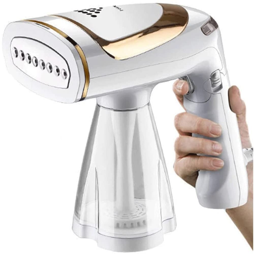 MZLXDEDIAN Portable Handheld Garment Steamer - 15-Second Fast Heat-up, Large Detachable Water Tank, Wrinkle Remover for Clothes & Fabrics - Perfect for Travel, Home, and Office Use