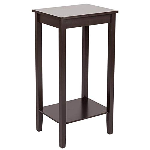 Modern MDF Coffee Side Table with Storage Shelf - Accent End Table, Nightstand for Bedroom, Living Room, Sofa & Console - Perfect for Holding Drinks, Books & Bedside Essentials