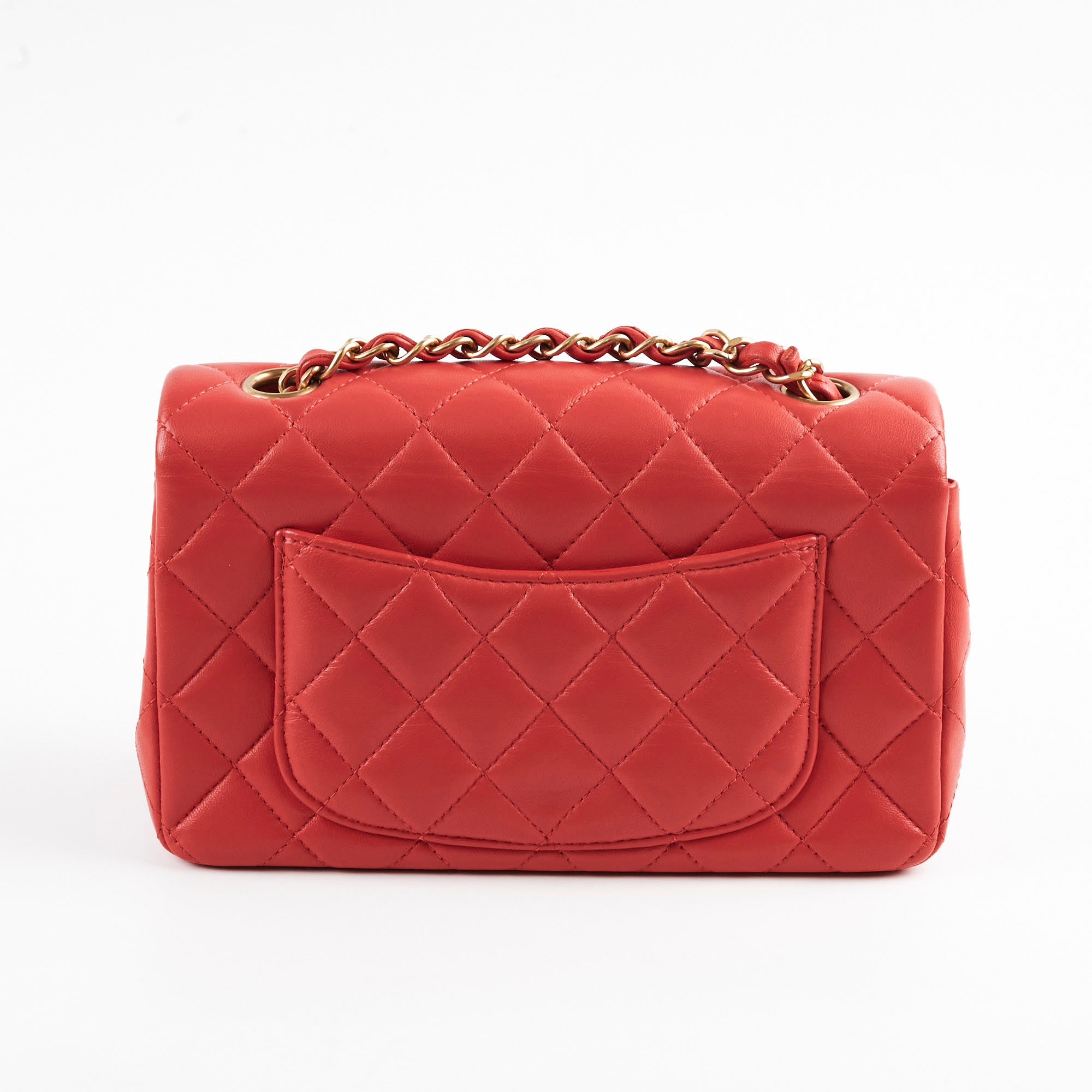 Chanel Mini Rectangular Coral Flap Bag - Luxury Designer Handbag for Women | Perfect for Parties, Dates & Special Occasions