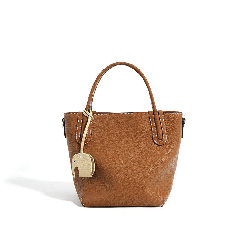 Mini Leather Bucket Bag for Women - Stylish Crossbody Purse with Adjustable Strap - Perfect for Travel, Shopping & Everyday Use