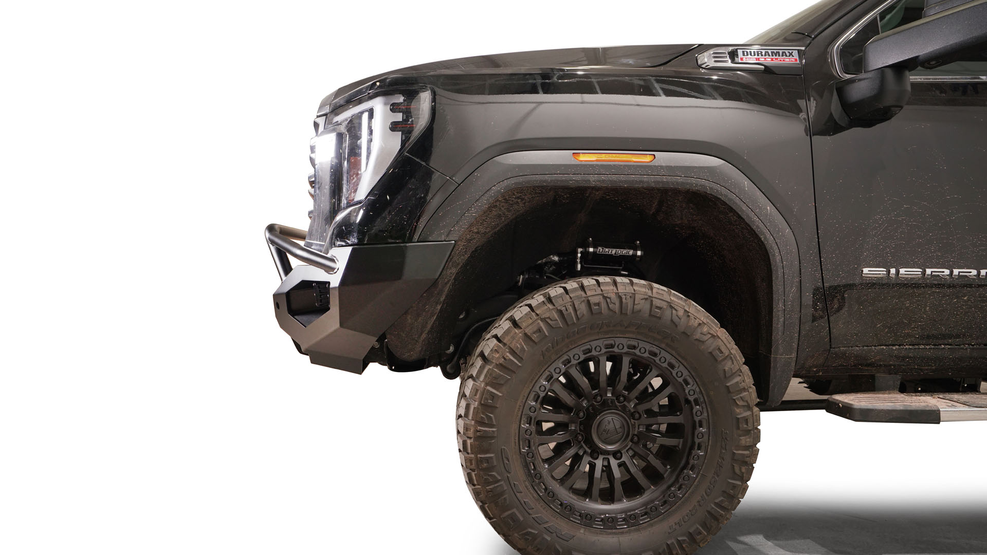 2024 GMC 2500/3500 HD Heavy Duty Matrix Front Bumper - Durable Off-Road Replacement for Sierra & Silverado Trucks - Perfect for Towing, Off-Roading & Truck Customization