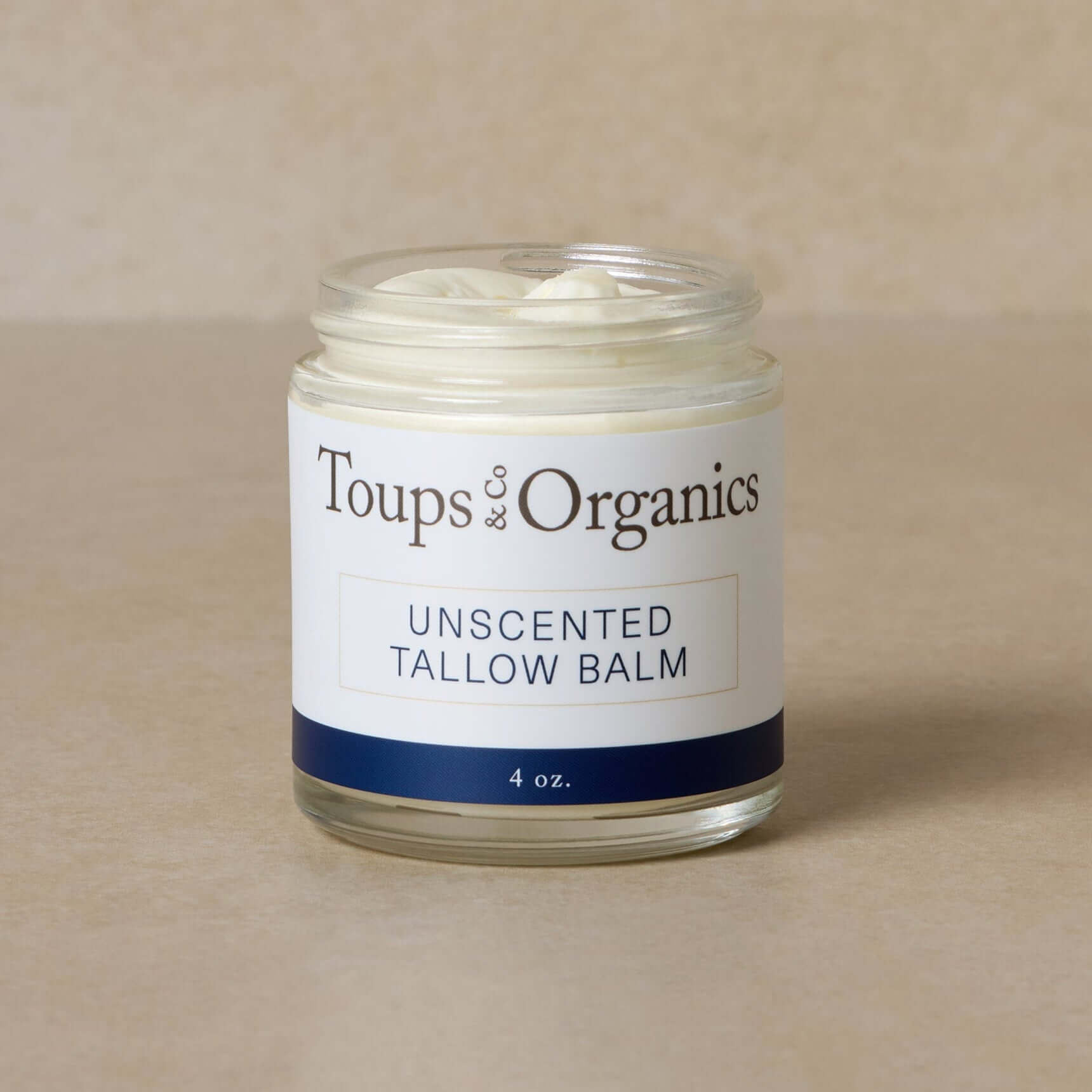 Organic Tallow Balm for Skin - Unscented Moisturizer for Dry, Sensitive Skin | Perfect for Face, Body & Lip Care | Natural Skincare Solution for Eczema & Psoriasis