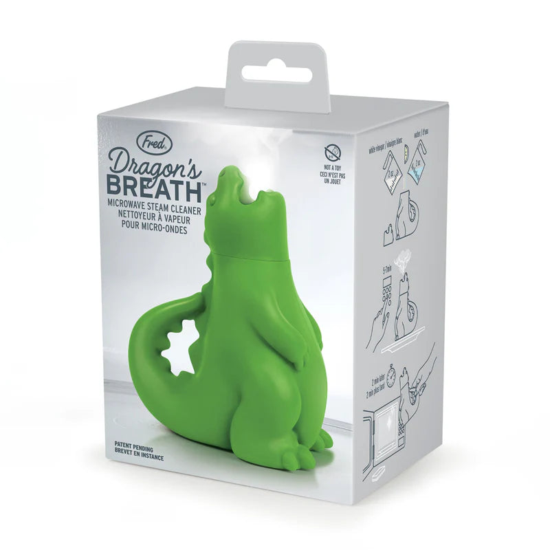 Fred Dragon's Breath Microwave Cleaner - Fast & Easy Oven Cleaning Kit for Home & Kitchen - Removes Grease & Stains - Safe & Non-Toxic - Perfect for Daily Use & Deep Cleaning