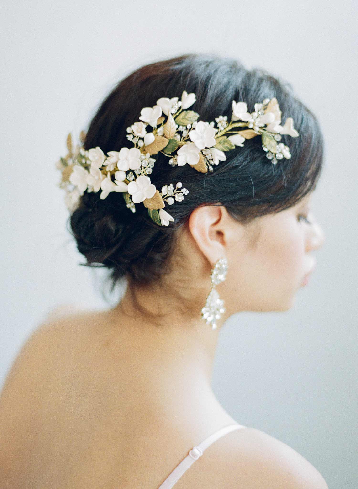 Elegant Floral Garden Headpiece for Women - Style #827 | Perfect for Weddings, Parties, and Boho Fashion