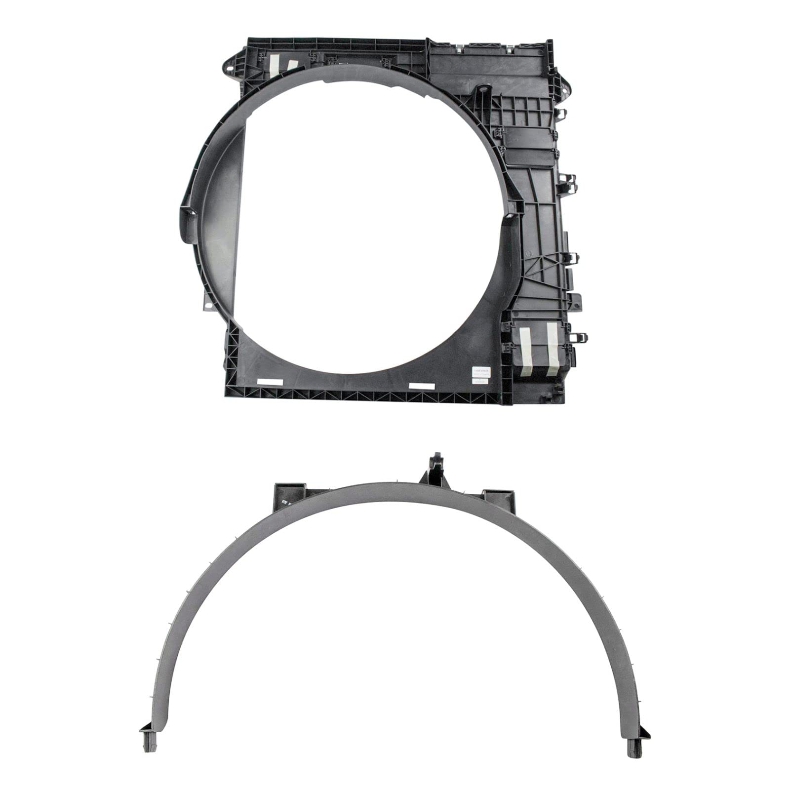 Upper & Lower Engine Cooling Radiator Fan Shroud Kit for Nissan Armada - Replacement for Overheating Issues - Perfect for Off-Roading & Towing Scenarios