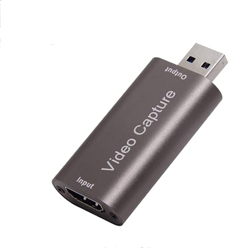 SUMPIGGER 4K HDMI Video Capture Card - USB 3.0/2.0 Compatible DSLR Camera Recorder for Live Streaming & Recording | 1080P HD Audio Video Grabber for Gaming, Podcasting, and Video Conferencing